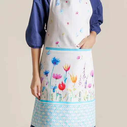 Miniatura 8 de Maison d' Hermine Delantal 100% de algodón para mujeres con bolsillo de cocina delantal de chef para hombres para cocinar primavera verano 068