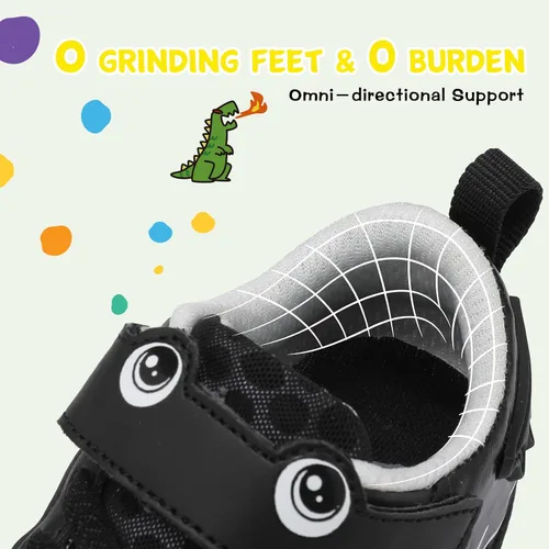 Miniatura 4 de JIASUQI Zapatos deportivos transpirables para bebés niños y niñas, zapatos para caminar para bebés de 0 a 18 meses