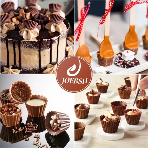 Miniatura 7 de JOERSH Molde de silicona para taza de mantequilla de maní de 30 cavidades, tamaño de mordida para bombas de grasa Keto, chocolate oscuro
