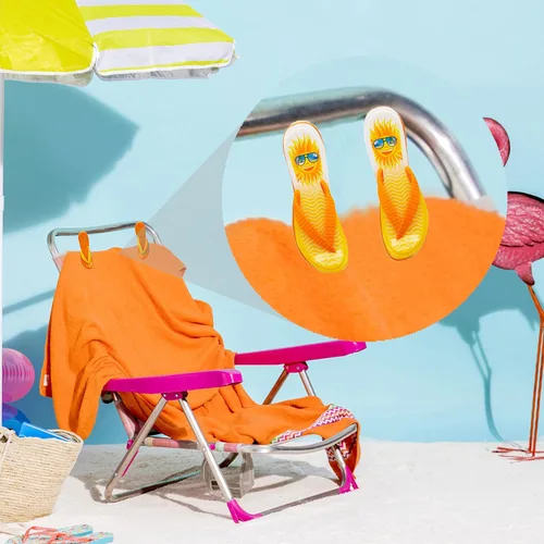 Miniatura 6 de PERFORMORE Clips para toallas de playa, paquete de 2, clips portátiles para toallas, clips de seguridad para sillas de playa, terraza, patio