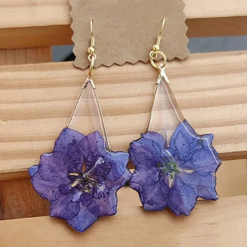 Miniatura 3 de KOICCVQQ Pendientes de gota de agua creativos DIY con cuentas de lágrima, aretes de aro de búsqueda de componentes accesorios Europa América
