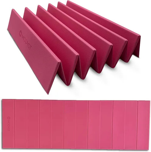 Miniatura 12 de Esterilla de yoga plegable, Esterilla de yoga plegable TPE, Esterilla de ejercicio plegable para yoga, pilates, entrenamientos en el suelo, diseño