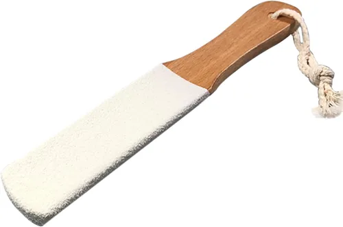 Miniatura 7 de Kinepi - Lima para pies removedor de callos, piedra pómez para pies húmeda y seca Wooden pedicure foot rasp helps smooth dead skin, cracked heels