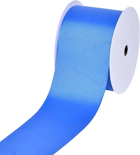 Miniatura 91 de YAMA Rollo de cinta de grogrén sólido, 1 pulgada, 25 yardas para cintas de envoltura de regalos, color blanco