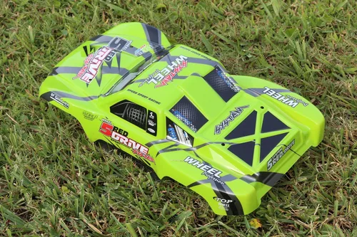 Miniatura 2 de SummitLink Reemplazo verde de cuerpo personalizado compatible para coche o camión RC escala 1/10 (camión no incluido) SSJ-G-01