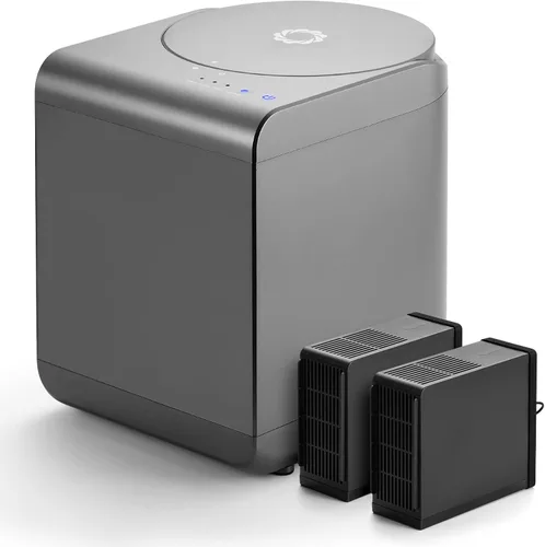 Miniatura 12 de Airthereal Revive R500-V Compostador eléctrico de cocina con cubierta visual, SHARKSDEN® Tri-Blade mejorado, convierte los residuos de alimentos
