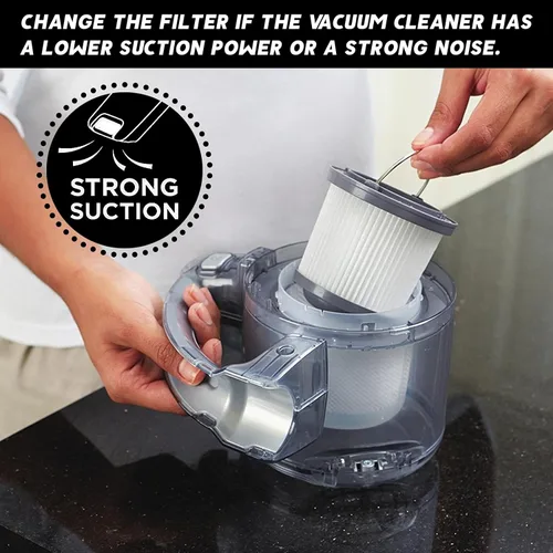 Miniatura 3 de KEEPOW Pivot - Filtro de vacío de repuesto para aspiradora de mano Black and Decker BDH2000PL PHV1410 PHV1810 PHV1210, PVF110, 6