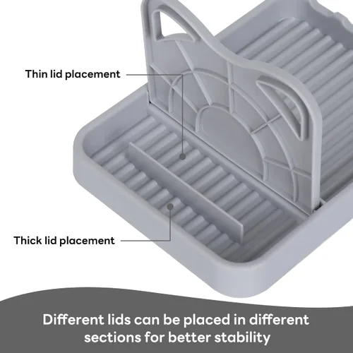 Miniatura 3 de Soporte para utensilios de plástico para cucharas, sin BPA, soporte para cuchara de cocina para gatos, para cucharas, tapas de olla, espátulas