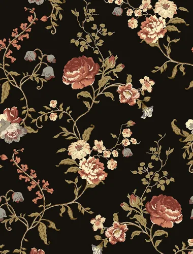 Miniatura 14 de Safiyya Papel Tapiz Despegar y Pegar Floral Vintage Papel de Contacto 17.3" x 78.7" Papel de Pared Amigable para Inquilinos Autoadhesivo Removible