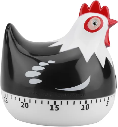 Temporizador de patrón de pollo, recordatorio de temporizador de cocina de cuenta regresiva, lindo tiempo de cocina para cocinar hornear