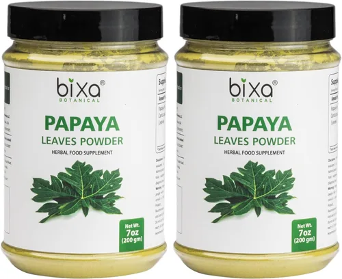Miniatura 4 de bixa BOTANICAL Extracto de hoja de papaya puro de calidad premium (Carica Pappaya) Cápsulas vegetales 60 unidades (450 mg)