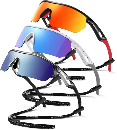 Miniatura 26 de Kids Sunglasses Youth Baseball Sunglasses for Boys Girls 3-12 Polarized Softball Sports Goggles UV Protection