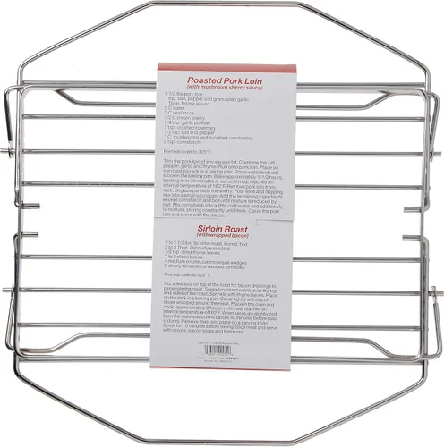 Miniatura 3 de Norpro 275 Parrilla de Asado Ajustable Niquelada, 11 pulgadas, Plateado