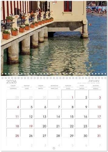 Miniatura 5 de Impressions from Sicily (calendario mensual de pared 2022 11.4 x 16.1 in (abierto)