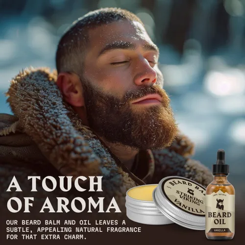 Miniatura 6 de Striking Viking Aceite y bálsamo para barba, acondicionador sin enjuague para barba, domestica, estiliza, suaviza e hidrata la barba y el bigote.