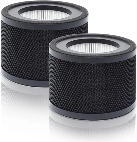 Filtro de repuesto TT-AP001, compatible con purificador de aire TaoTronics TT-AP001 y VAVA VA-EE014, filtro HEPA 3 en 1 y filtro de carbón activado,