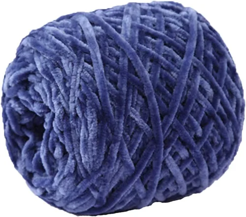 Miniatura 8 de Hilo de punto grueso negro, hilo de terciopelo de felpilla, hilo de chenilla gruesa 100% poliéster, tejido de brazo, tejido a mano, tejido