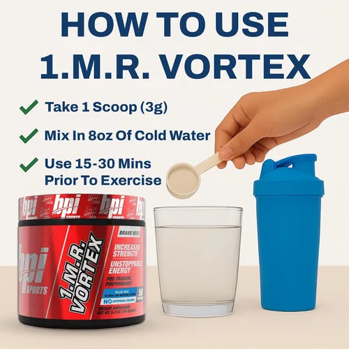 Miniatura 7 de BPI Sports 1.M.R Ultra Concentrado polvo para antes del ejercicio, 4.9 oz., Azul Raz, 1, 1