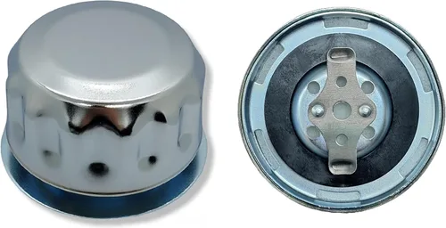 Tapa de respiración de tanque hidráulico para reservorio de aceite y combustible – Tapón de llenado de ventilación de metal (con brida, cerradura de