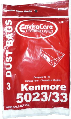 Miniatura 2 de EnviroCare Bolsas de repuesto prémium para aspiradora diseñadas para adaptarse a recipientes Kenmore 5023/5033, paquete de 9