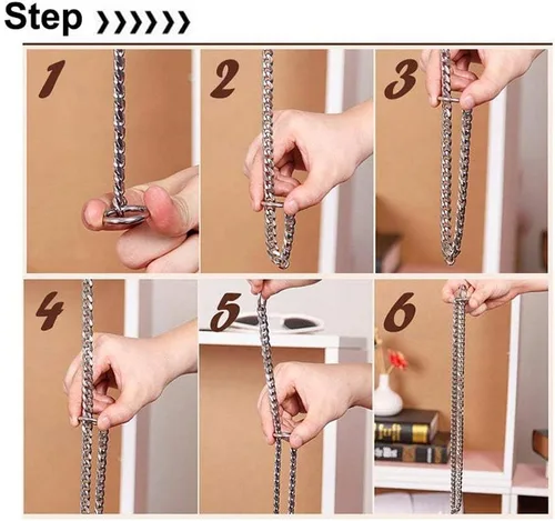 Miniatura 7 de SGODA Collar de estrangulador de entrenamiento para perros, 16 pulgadas, 0.079 in