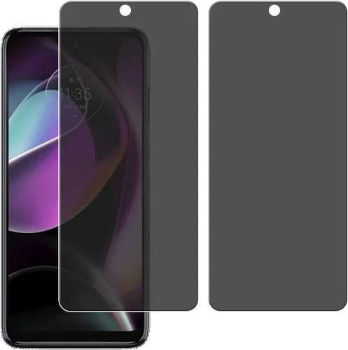 Paquete de 2 protectores de pantalla de privacidad diseñados para Motorola G 5G 2022, vidrio templado de privacidad antiespía para Motorola Moto G