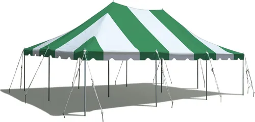 Miniatura 19 de TentandTable Tienda de campaña con toldo de alta calidad de 20 x 40 pies, rojo/blanco/azul, para exteriores, capacidad de 80 a 160 personas