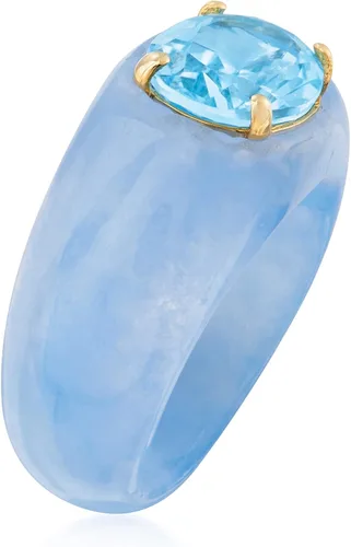 Miniatura 3 de Ross-Simons Opaque Stone in Gemstone Ring in 14kt Yellow Gold