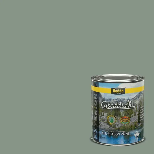 Miniatura 166 de Rodda Paint CASCADIA XL Pintura e imprimación satinada exterior en uno, cuarto de galón, pimienta de Jamaica