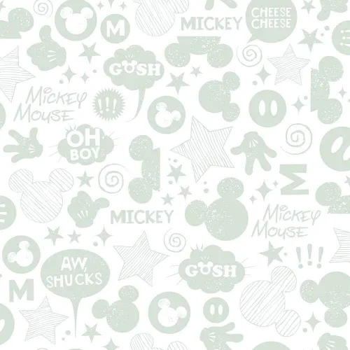 Miniatura 6 de RoomMates RoomMates, RMK11152WP - Papel pintado de Disney Mickey Mouse Icons, color plateado