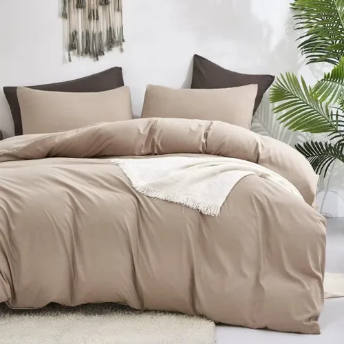 Miniatura 234 de CLOTHKNOW - Juego de edredón verde militar tamaño completo de 3 piezas, juego de ropa de cama verde oscuro, edredón suave con 2 fundas de almohada