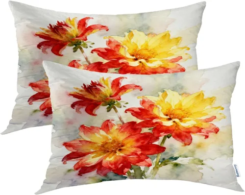 Miniatura 83 de Batmerry Black Cat Green Leaves Throw Pillow Covers, Cat Among Foliage Decorative Pillow Covers Digital Printing Blended Fabric for Couch Sofa Bed