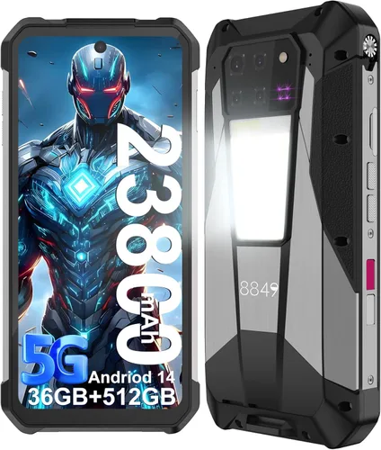 Miniatura 9 de 8849 Tank 3 Pro - Teléfono celular resistente desbloqueado, Android 14, resistente al agua, con proyector, 6.79 pulgadas, 23800 mAh, 5G, teléfonos