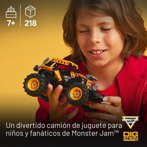 Miniatura 2 de LEGO Technic Monster Jam DIGatron Camión Monstruo de Arrastre y Retorno - Juguete de Construcción para Niños, Niños y Niñas, Mayores de 7 años