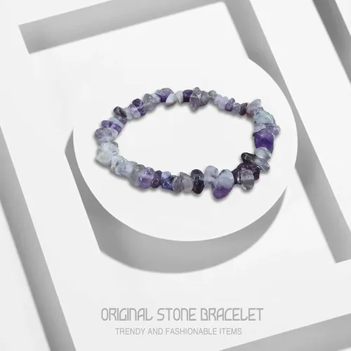 Miniatura 4 de Natural Gemstone Bracelets, Natural Crystal Chip Bead Bracelet, Natural Gemstone Chakra Crystal Healing Stretch Bracelets, Jewelry Accessories