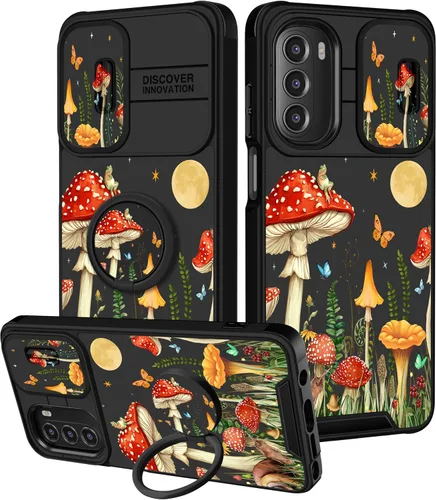Miniatura 124 de Funermei Funda para Moto G Play 4G 2024 – Funda para teléfono para mujeres y niñas, diseño único de gato y libros, diseño único con funda