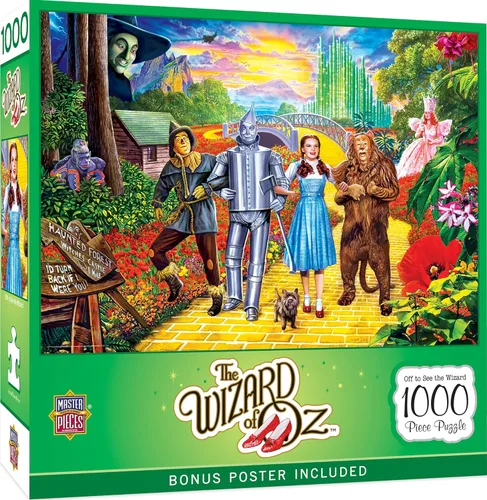 Miniatura 4 de MasterPieces Wizard of Oz - Rompecabezas de 1000 piezas para adultos, Beyond The Rainbow - 19.25 x 26.75 pulgadas, diseño vibrante, habilidades
