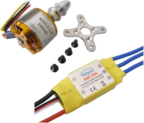 Miniatura 5 de A2212 1000 KV motor sin escobillas + 30a ESC para multirrotor 450 X525 quadcopter