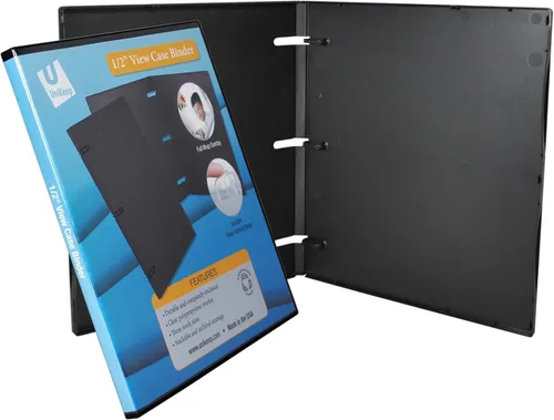 Miniatura 20 de UniKeep Carpeta de 3 anillos – La carpeta está totalmente cerrada, disponible en blanco, transparente o negro y en diferentes tamaños de lomo