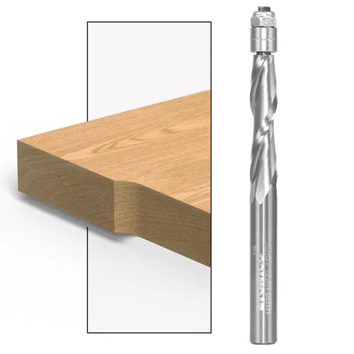 Miniatura 14 de YONICO Broca de carburo sólido para enrutador de corte empotrado en espiral de 1/4 pulgadas con corte superior de 1/4 pulgadas 14119