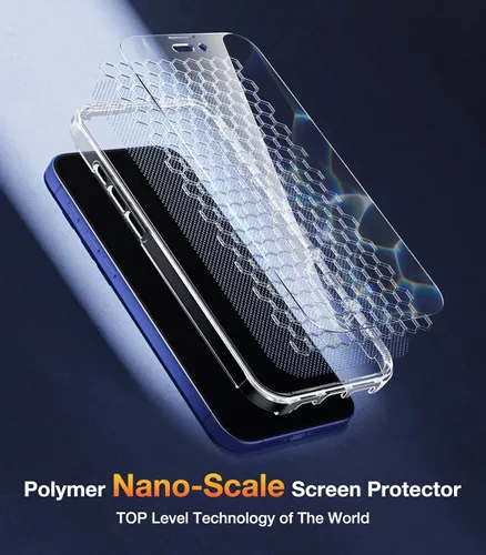 Miniatura 558 de Diaclara Funda diseñada para iPhone 16, mejorada [protección completa de la cámara], carcasa resistente de cuerpo completo con protector de pantalla