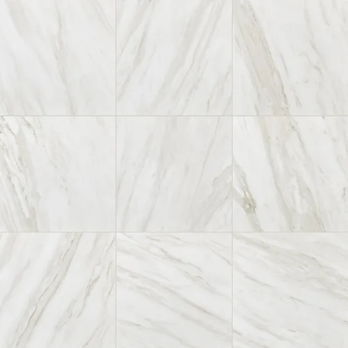 Miniatura 58 de Daltile Perpetuo - Moldura redondeada de porcelana con aspecto de mármol de porcelana de 3 x 24 pulgadas en gris eterno pulido (se vende por pieza)