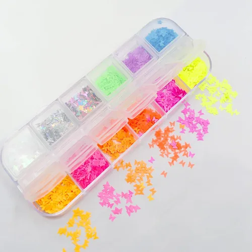 Miniatura 2 de Diamantes de imitación para manualidades con purpurina gruesa para manualidades y diamantes de imitación para uñas con pinzas, 4 unidades, purpurina