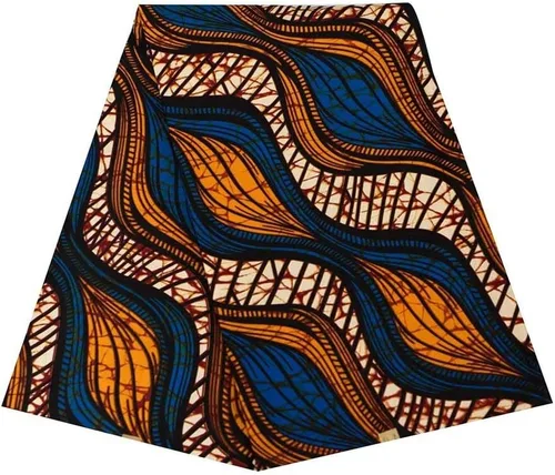 Miniatura 8 de BintaRealWax Tela Africana Ankara de Poliéster con Impresiones de Cera 6 Yardas de Tela Africana Tradicional para Vestido de Fiesta PL536