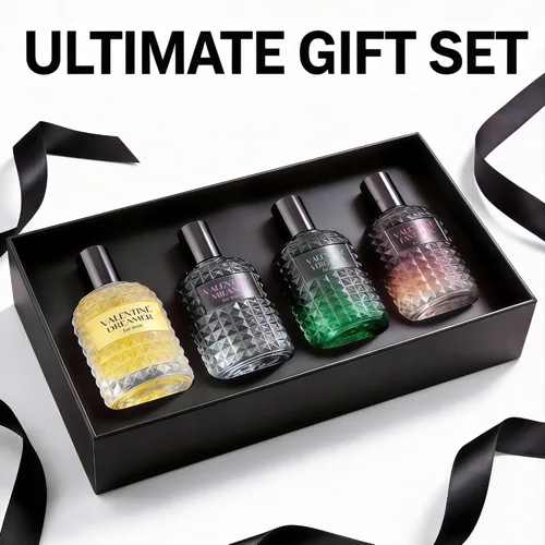 Miniatura 5 de A CENTER Valentine Cologne 4pcs/1.7 fl oz*4 Eau de Parfum Set para Hombres Floral&Woody Fragancia Combo Caja de Regalo para Hombres