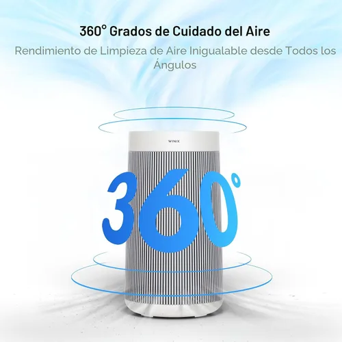 Miniatura 7 de WINIX T810 - Purificador de aire para habitación extra grande del hogar de hasta 1968 pies cuadrados en 1 hora con Wi-Fi inteligente, monitor