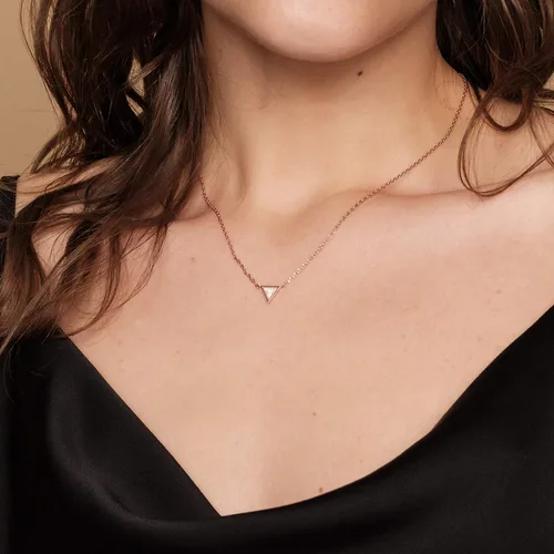 Miniatura 2 de PAVOI Collar de ópalo sintético, chapado en oro de 14 quilates, para mujer