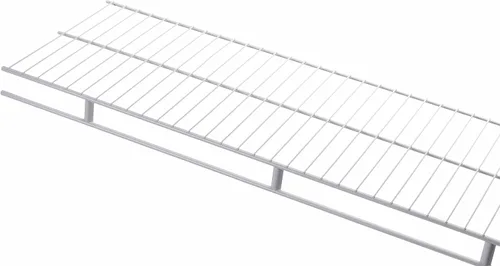 Miniatura 16 de Rubbermaid: kit de estante de lino para montaje directo, longitud de 3 pies, color blanco