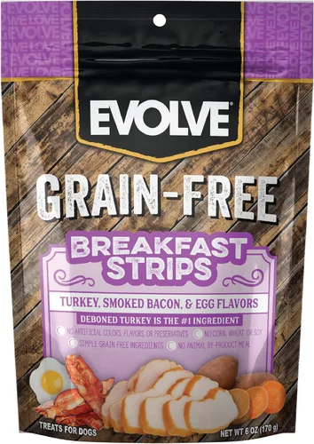 Miniatura 17 de Evolve Golosinas para perros de salmón y batata sin granos