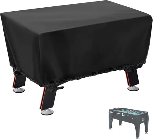 Miniatura 10 de Funda para mesa de futbolín, funda impermeable para mesa de fútbol, para interiores y exteriores, 57 pulgadas de largo x 45 pulgadas de ancho x 30